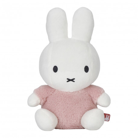 Miffy peluche fluffy rose, peluche 25cm lapin pour cadeau bébé