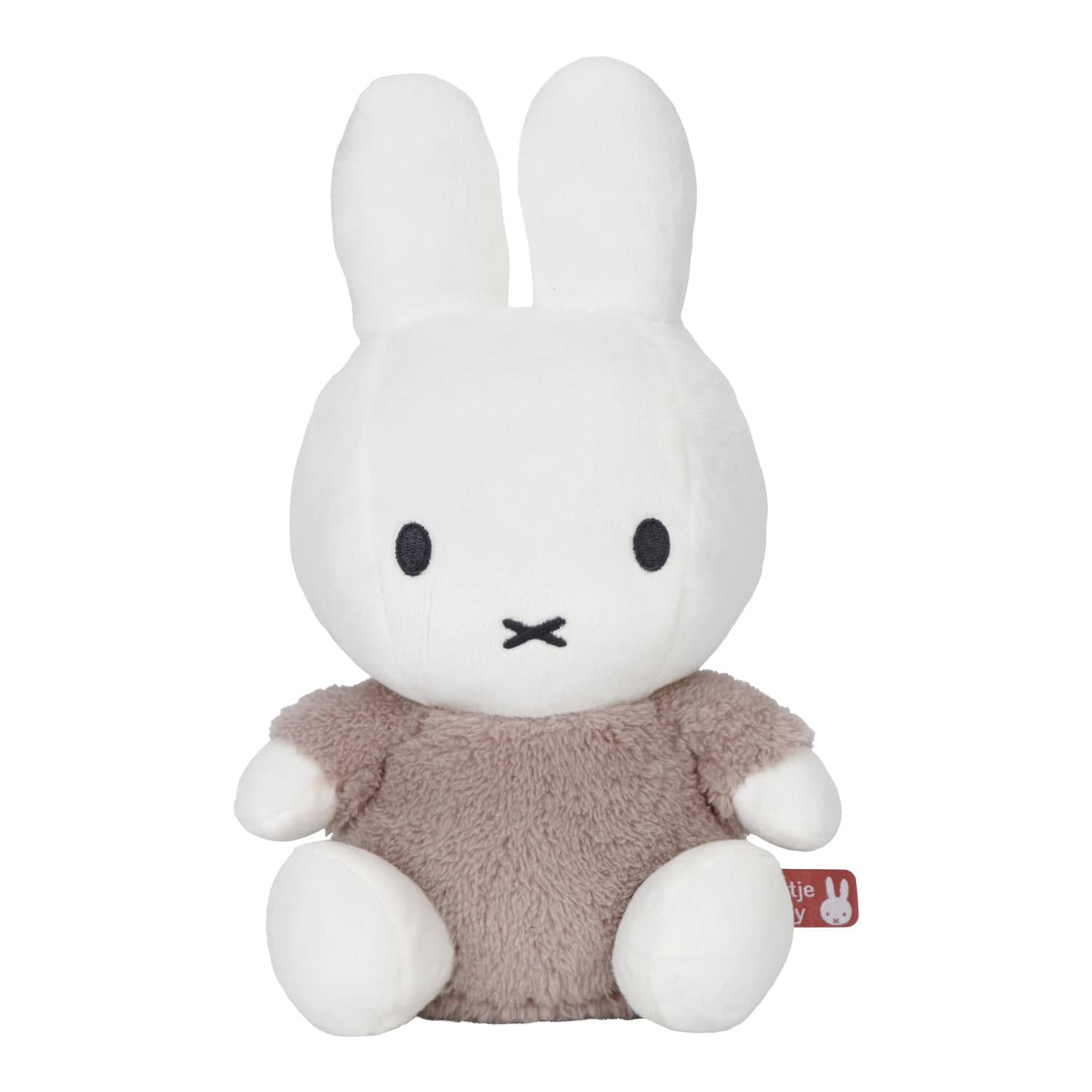 Miffy peluche fluffy taupe, peluche 25cm lapin pour cadeau bébé