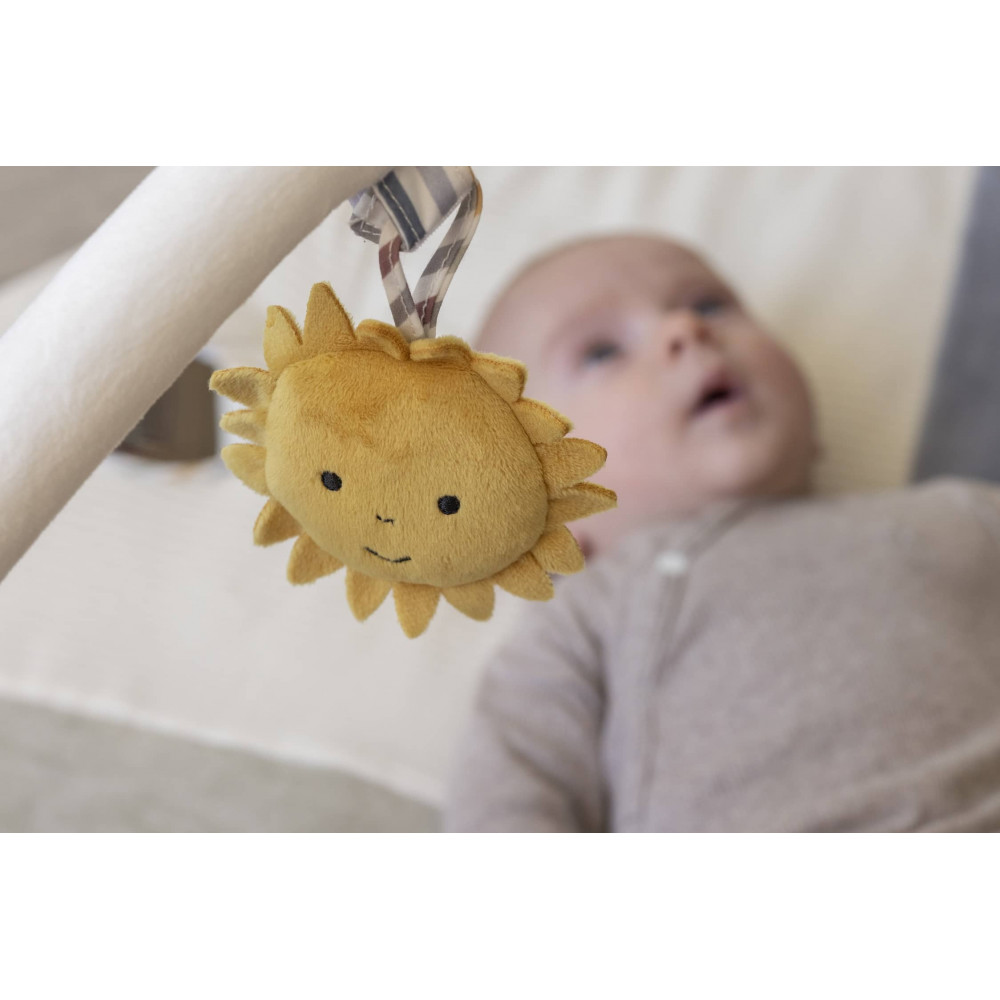 Grand tapis d'activités bébé Miffy avec arches et jouets d'éveil - Fluffy  rose