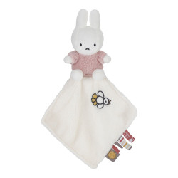 Doudou plat Miffy - Fluffy bleu