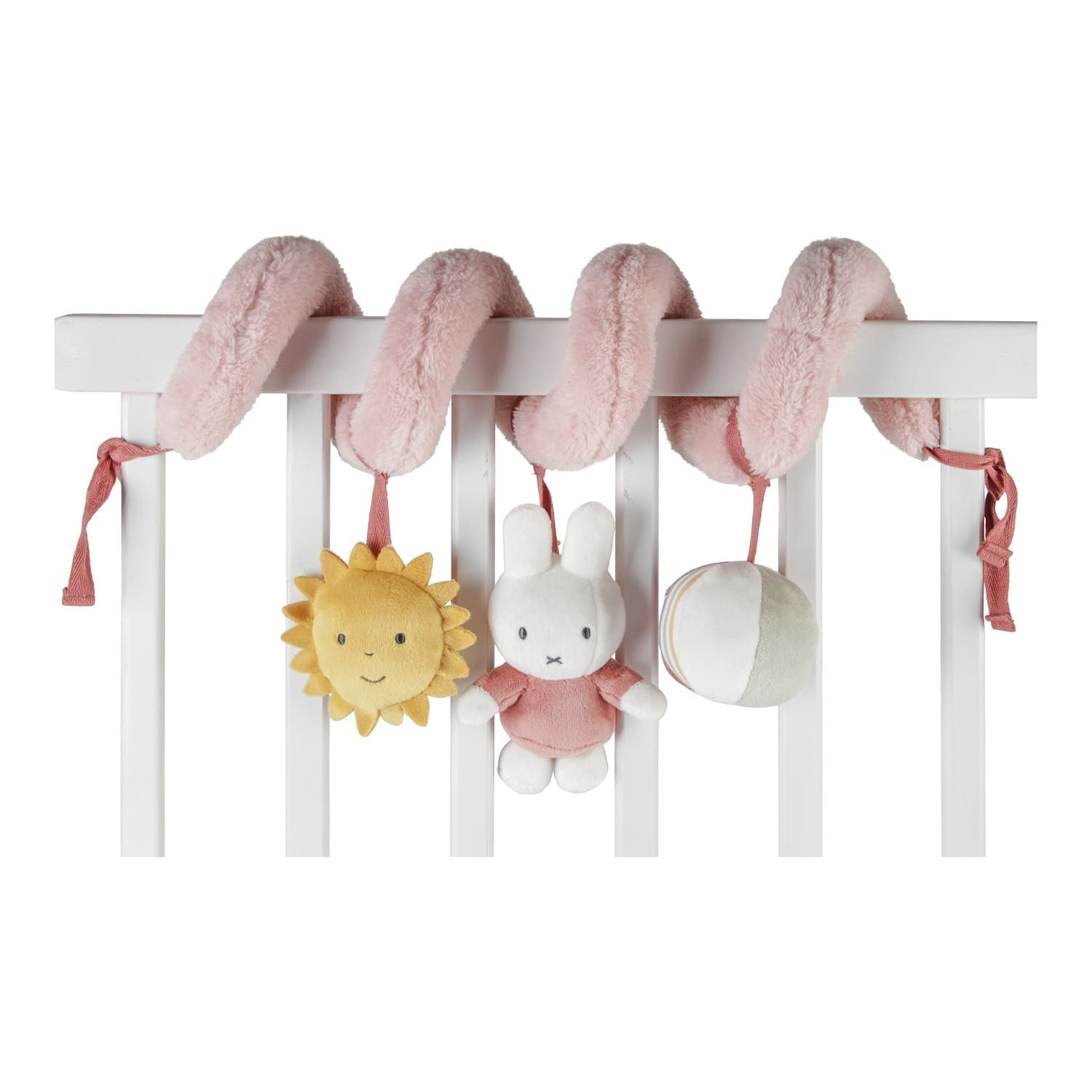 Jouet spirale d activites bebe rose lapin miffy
