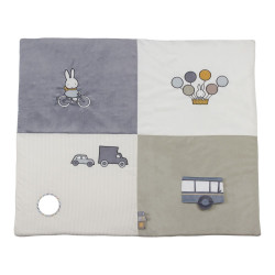 Tapis de jeux pour parc - Miffy - Fluffy Bleu-Vert