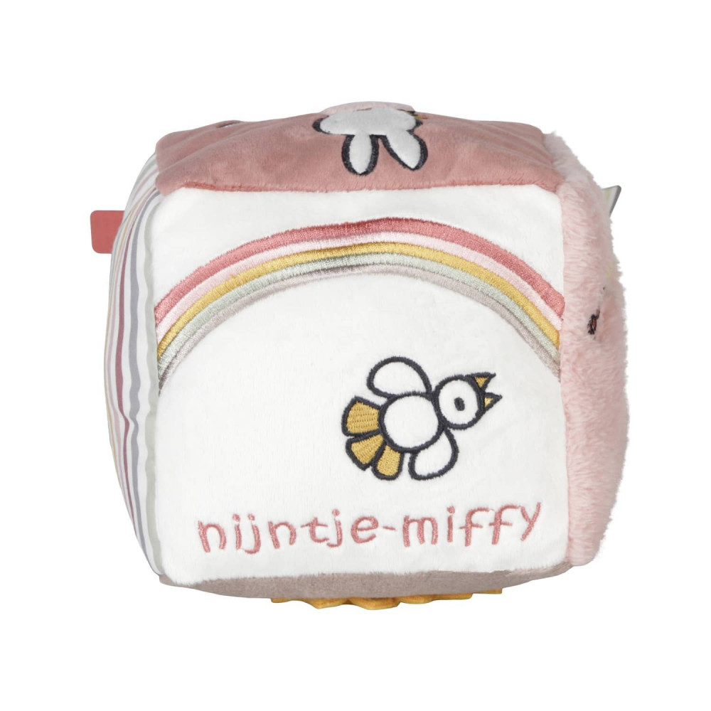Livre d'activités en tissu Miffy Fluffy rose - jeu d'éveil bébé