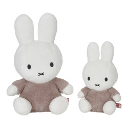 Peluche Miffy - Fluffy Taupe- 25 cm