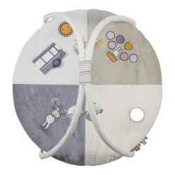 Play mat Miffy striped gray sailor top