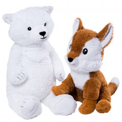 Peluche Géante Nanuq ours polaire - 100 cm