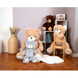 Giant teddy bear Gaston - Beige 100cm