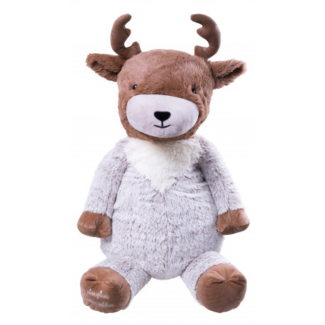 Peluche Géante Qorvik le renne - 100 cm