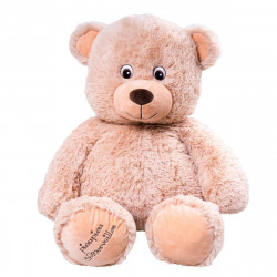 Peluche Ours beige - Augustin - 70cm - Made in France