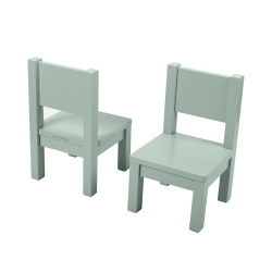 Bundle First Table + 2 Chairs - Blue