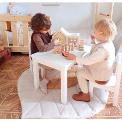 Bundle First Table + 2 Chairs - Blue