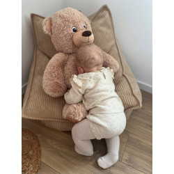 Peluche Géante Augustin l'Ourson Beige - 70 cm