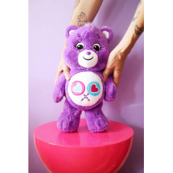 Peluche Bisounours - TOUGENTILLE - 30cm - Violet