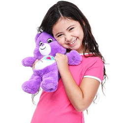 Peluche Bisounours - TOUGENTILLE - 30cm - Violet