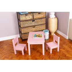 Lot de 2 - Ma première chaise - Rose - 1-4 ans