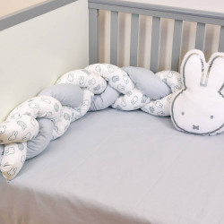 Tresse décorative Miffy - 2 mètres- Grise