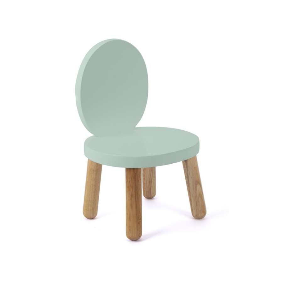 Ensemble Tables et Chaise enfant 12 mois MONTESSORI - OVALINE Vert sauge