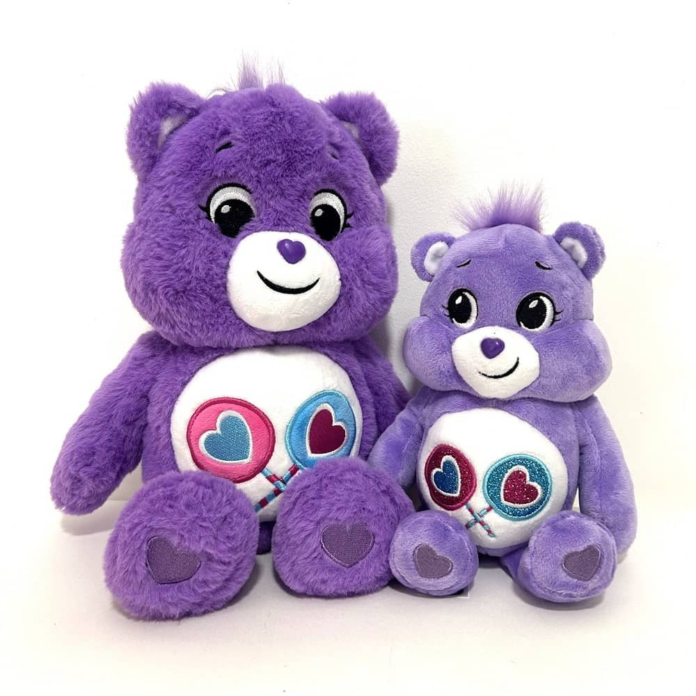 Sans Marque - White house - Peluche Bisounours Mauve - 28 cm - Héros et  personnages - Rue du Commerce