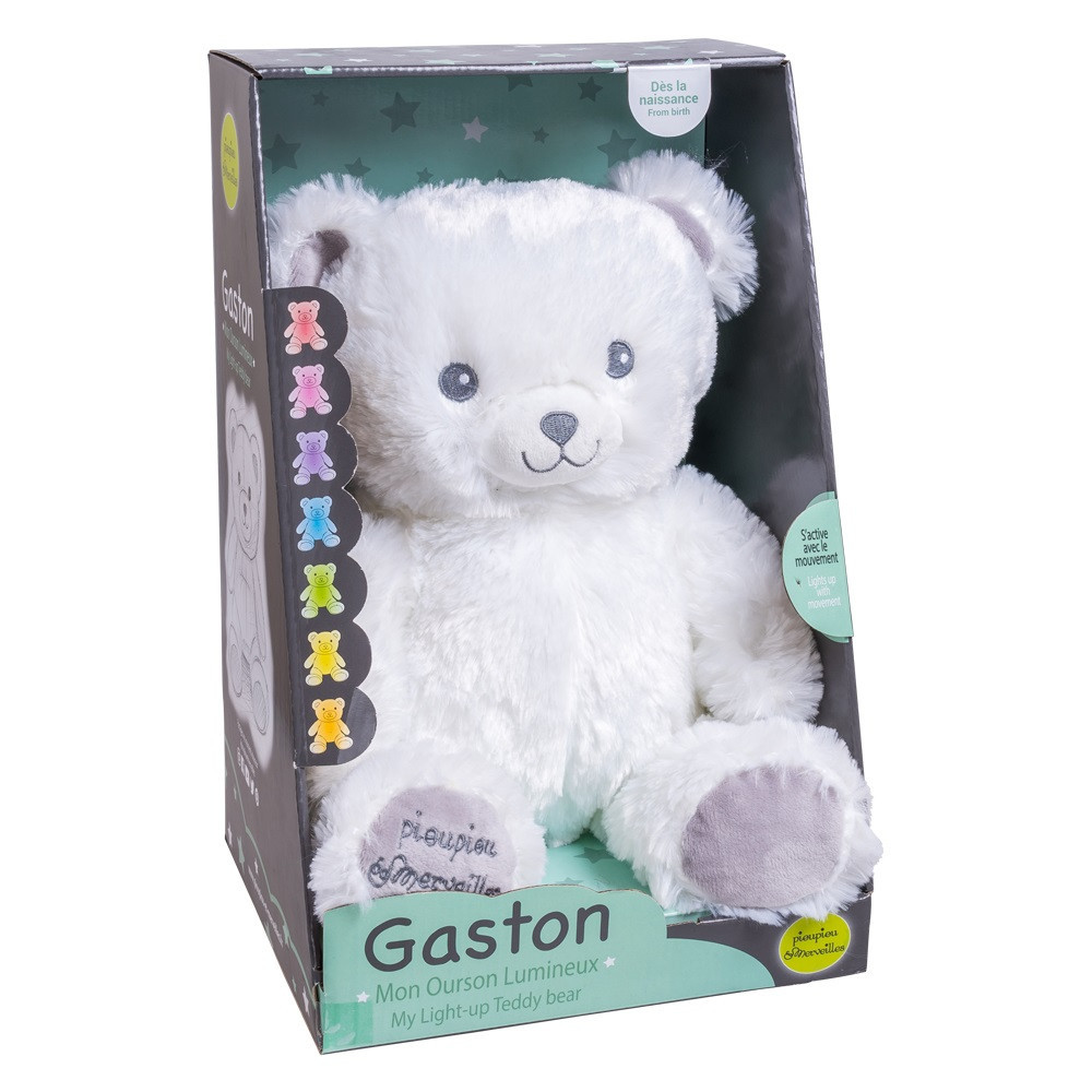 My light up Bear white Pioupiou et Merveilles