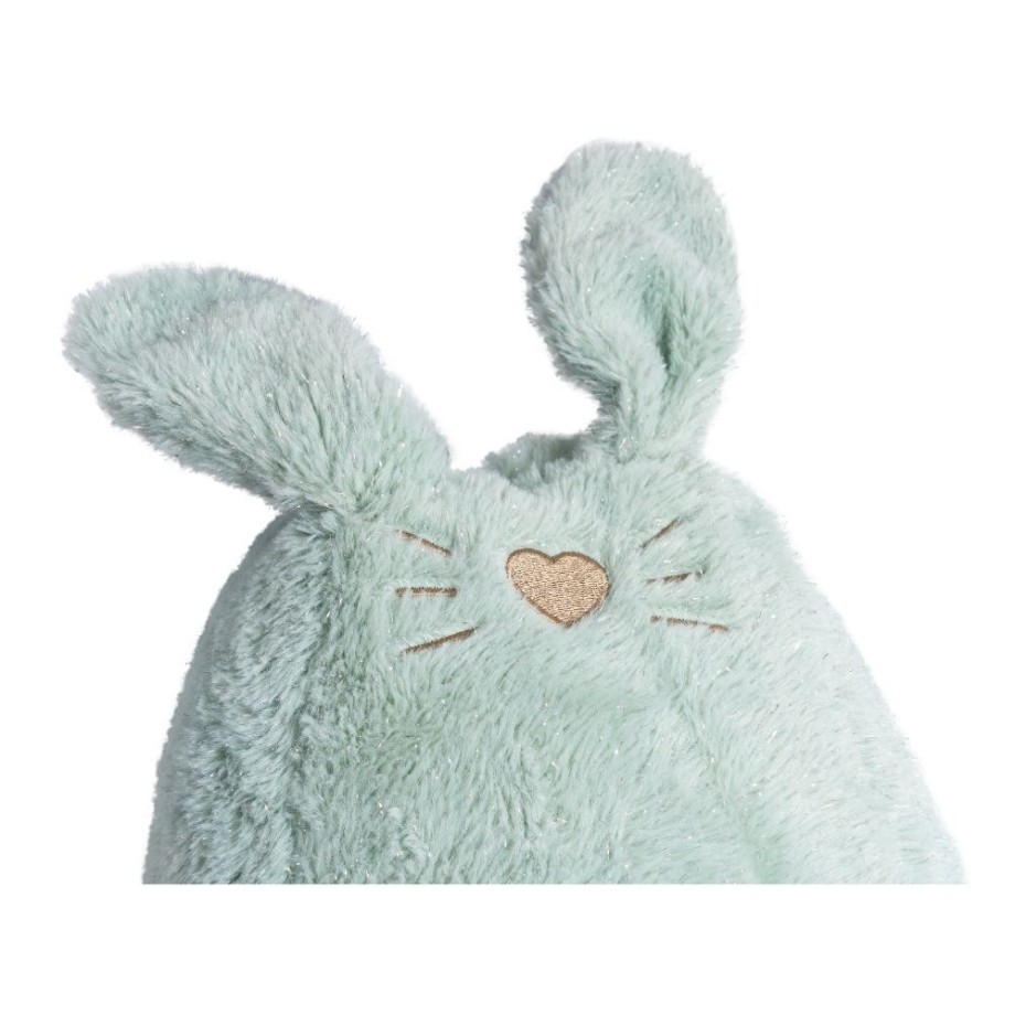 Poire en peluche pour enfant  - lapin vert - Made in France