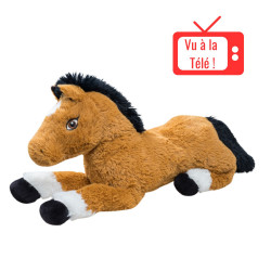 Peluche géante Lucky le cheval - 80 cm