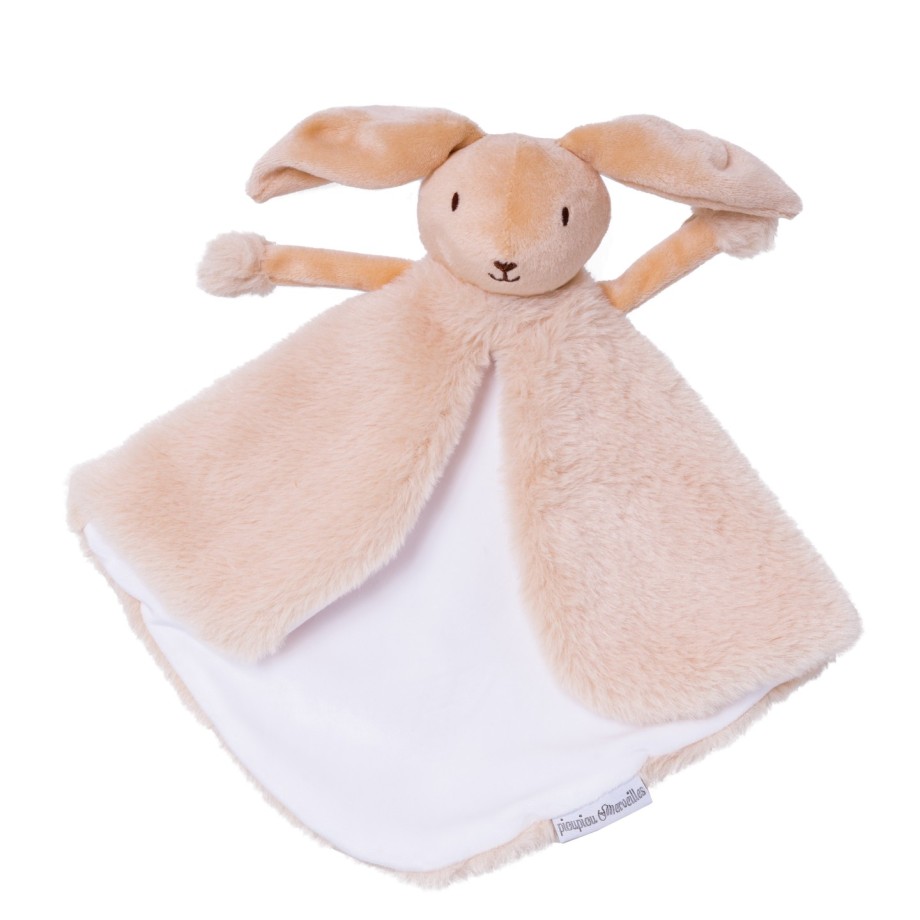 Doudou Cape Marionnette Valentin le Lapin 30x30CM