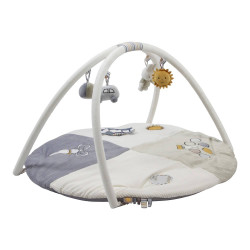 Play mat Miffy striped gray sailor top