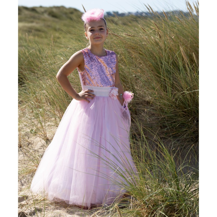 Déguisement Robe de Princesse -Emma - enfant 8-10 ans  - Rose