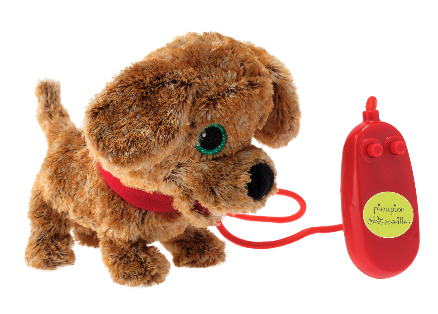 Noisette chien en peluche qui marche et aboie jouet enfant 3