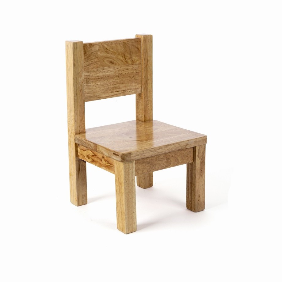 Ma première chaise bois naturel, chaise enfant bois massif MONTESSORI