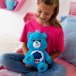 Peluche Bisounours - TOURONCHON - 30cm - Bleu