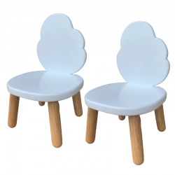 Bundle First Table + 2 Chairs - Blue