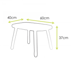 My first Table Ovaline - White