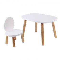 Bundle First Table + 2 Chairs - Blue