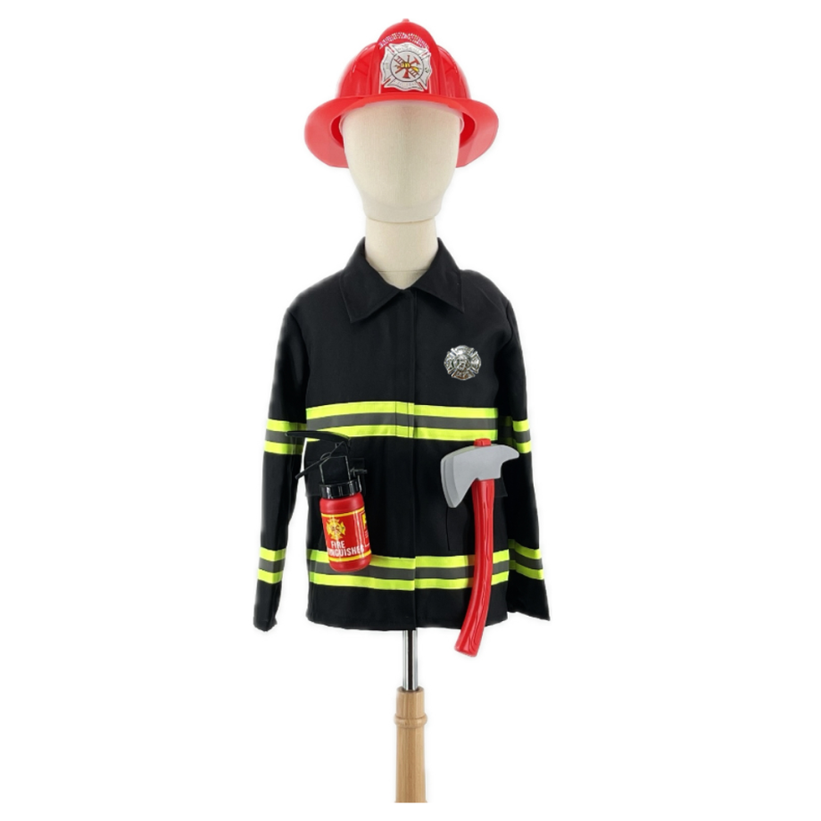 Déguisement de pompier- NYC Fire Figther- enfant 3-4 ans