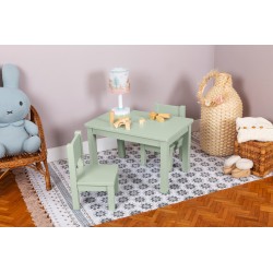 Ensemble Table et Chaises Enfant 1-4 ans Montessori - Gris perle