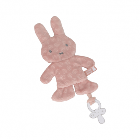 Miffy Comforter - pink babyrib