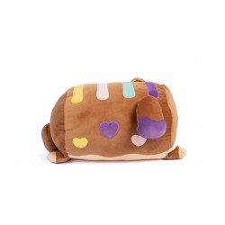 Peluche Cushablez - Coussin Waffles 30cm -Marron