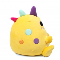 Peluche Cushablez - Mondo Dino 20cm - Jaune