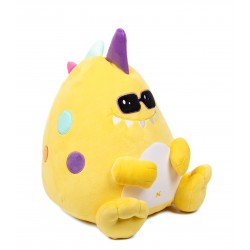 Peluche Cushablez - Mondo Dino 20cm - Jaune