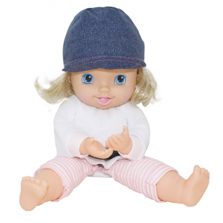 Poupon Bambolina Bébé mange et parle - 42cm - dit 50 mots