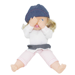 Poupon Bambolina Bébé mange et parle - 42cm - dit 50 mots