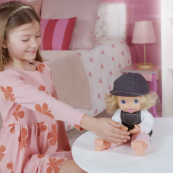 Poupon Bambolina Bébé mange et parle - 42cm - dit 50 mots