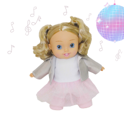 Poupée Bambolina - Danse avec de la musique - 30cm