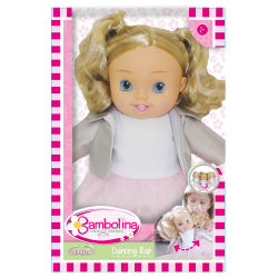 Poupon Bambolina Bébé mange et parle - 42cm - dit 50 mots