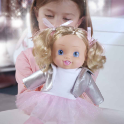 Poupon Bambolina Bébé mange et parle - 42cm - dit 50 mots