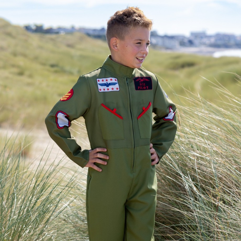 Déguisement de pilote d’avion- Fighter Pilot- enfant 5-7 ans