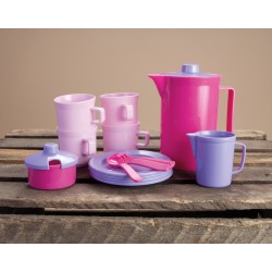 Dantoy - Set de café Rose (My little Princesse) - 17 pièces en filet