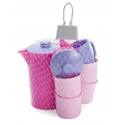 Dantoy - Set de café Rose (My little Princesse) - 17 pièces en filet