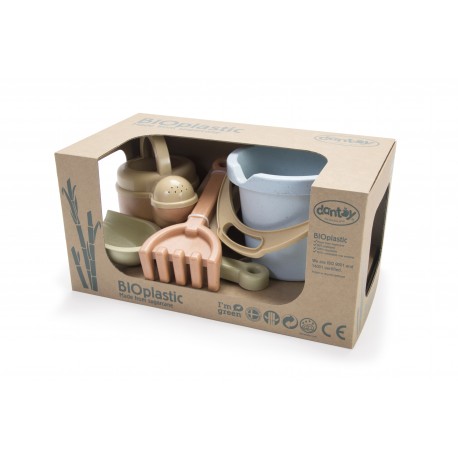 Dantoy - Set de plage Bioplastique - 4 accessoires